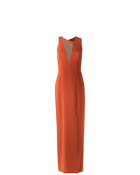 Оранжевое вечернее платье от Tufi Duek