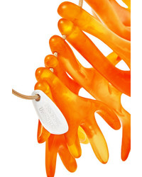 Оранжевое колье от Dinosaur Designs