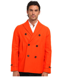 Оранжевое пальто
