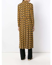 Женское оранжевое пальто дастер от Siyu