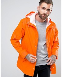 Мужское оранжевое пальто от Asos
