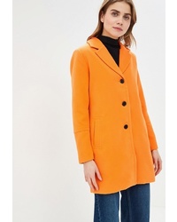 Женское оранжевое пальто от B.young