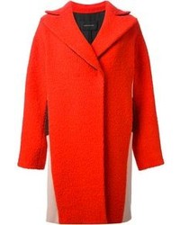 Женское оранжевое пальто от Cédric Charlier