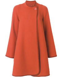 Женское оранжевое пальто от Chloé