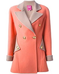 Женское оранжевое пальто от Christian Lacroix