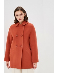 Женское оранжевое пальто от Gamelia