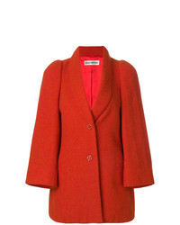 Женское оранжевое пальто от Issey Miyake Vintage