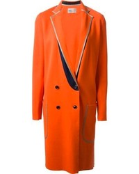 Женское оранжевое пальто от Kolor