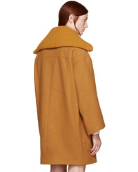 Женское оранжевое пальто от Chloé