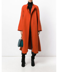 Женское оранжевое пальто от Chloé