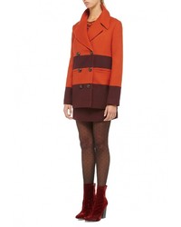 Женское оранжевое пальто от Soeasy