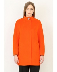 Женское оранжевое пальто от Trifo