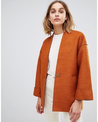 Женское оранжевое пальто от Warehouse