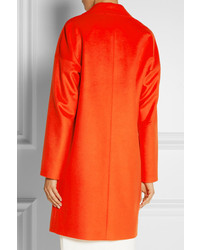 Женское оранжевое пальто от Etro