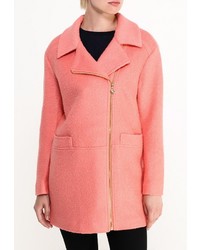 Женское оранжевое пальто от Yumi