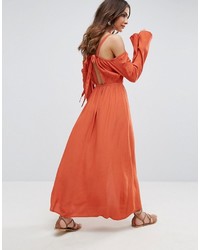 Оранжевое платье-макси от Somedays Lovin