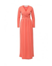 Оранжевое платье-макси от Tutto Bene