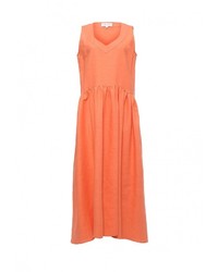 Оранжевое платье-макси от Yaroslavna