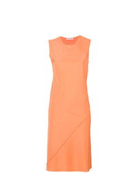 Оранжевое платье-миди от A.F.Vandevorst