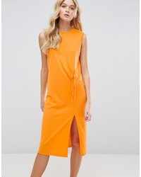 Оранжевое платье-миди от Asos