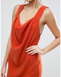 Оранжевое платье-миди от Asos