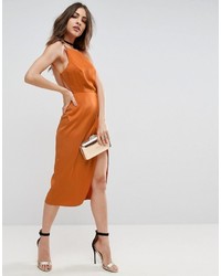 Оранжевое платье-миди от Asos
