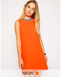 Оранжевое платье прямого кроя от Asos