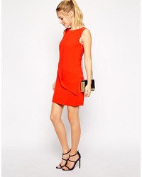 Оранжевое платье прямого кроя от Oasis