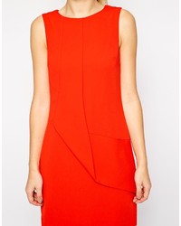 Оранжевое платье прямого кроя от Oasis