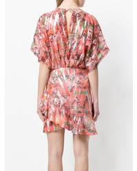 Оранжевое платье прямого кроя от IRO