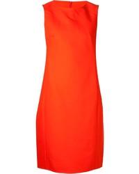 Оранжевое платье прямого кроя от Sofie D'hoore