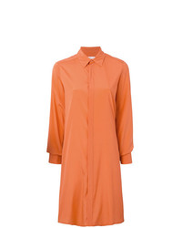 Оранжевое платье-рубашка от A.F.Vandevorst