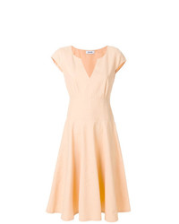 Оранжевое платье с пышной юбкой от Moschino Vintage