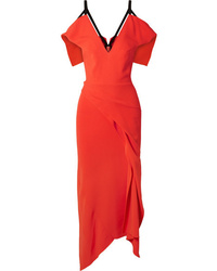 Оранжевое платье-футляр от Roland Mouret