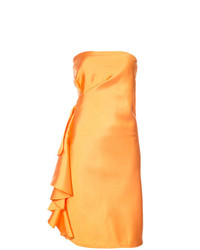 Оранжевое платье-футляр от Sachin + Babi
