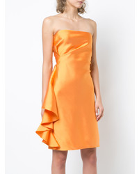 Оранжевое платье-футляр от Sachin + Babi