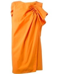 Оранжевое повседневное платье от MSGM