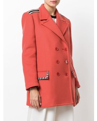 Женское оранжевое полупальто от Tomas Maier