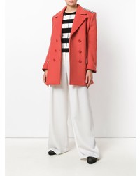 Женское оранжевое полупальто от Tomas Maier