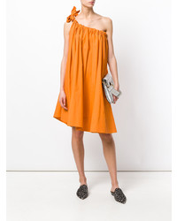 Оранжевое свободное платье от Ter Et Bantine