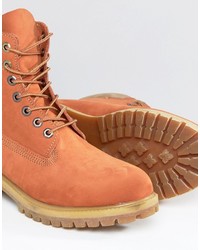 Мужские оранжевые ботинки от Timberland