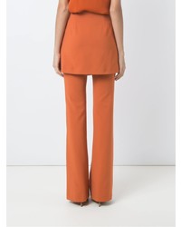 Оранжевые брюки-клеш от Talie Nk