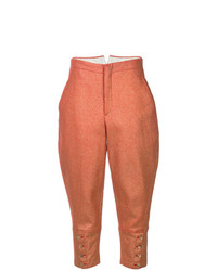 Оранжевые брюки-кюлоты от Comme Des Garçons Vintage
