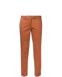 Женские оранжевые брюки чинос от Alberto Biani