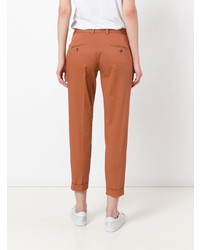Женские оранжевые брюки чинос от Alberto Biani