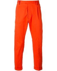 Оранжевые брюки чинос от DSQUARED2