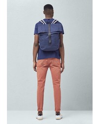 Оранжевые брюки чинос от Mango Man