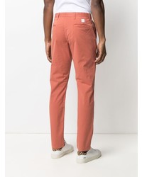 Оранжевые брюки чинос от Paul Smith