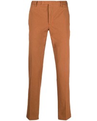 Оранжевые брюки чинос от Pt01