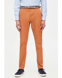 Оранжевые брюки чинос от Pull&Bear